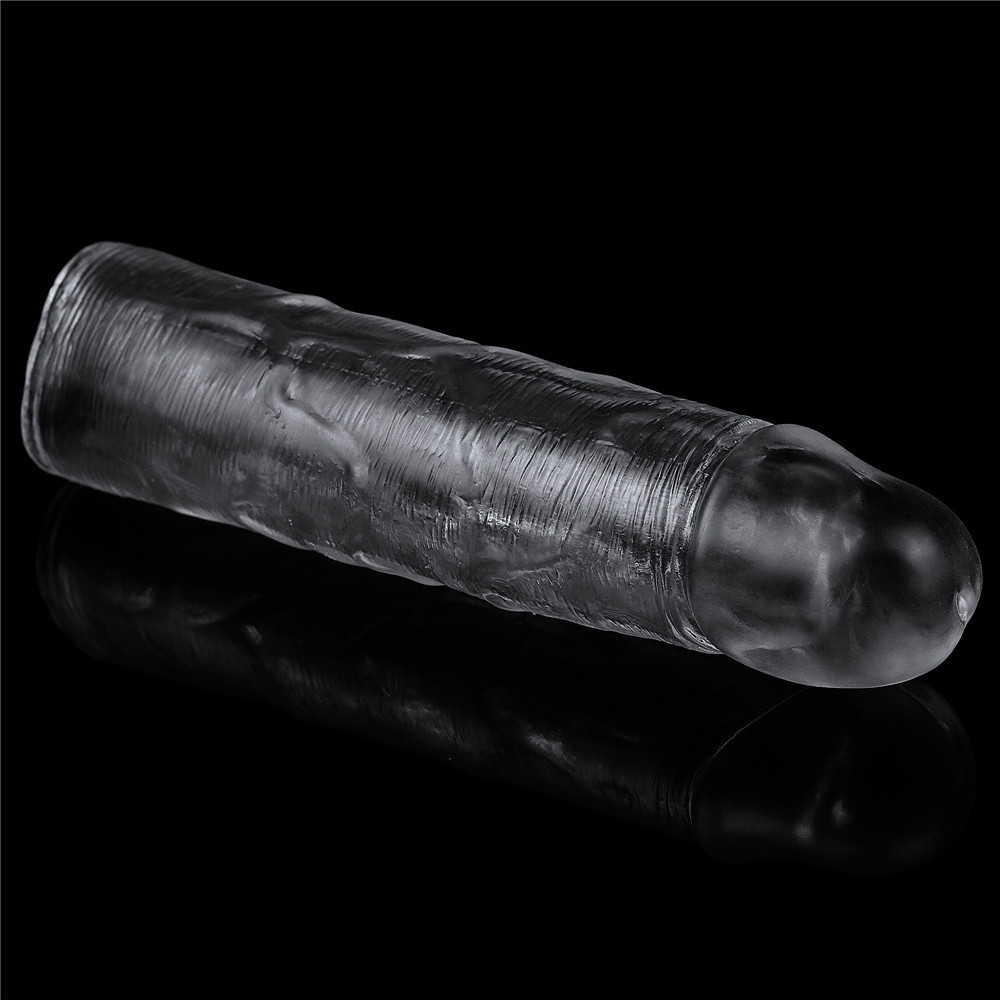 Насадка - Flawless Clear Penis Sleeve Add 1" Clear Sex Aura Київ - фото 4