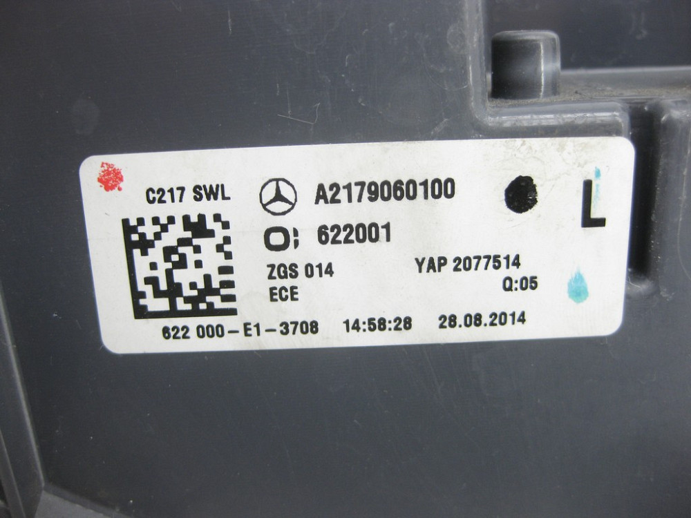Mercedes-Benz  A2179060100 Ліхтар задній лівий зовнішній S-Class C217 Одесса - изображение 9
