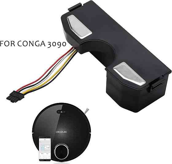 Акумулятор для пилососу Cecotec Conga 3090, 3091, 3092, 1690, 1890, 2090, 2290 змінна батарея Li-ion 14.4В 3500 мАгод Київ