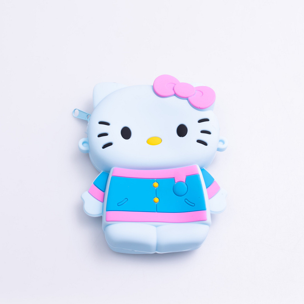Детская силиконовая сумочка Hello Kitty 13*10*3 см HP-55-1BL Киев - изображение 2