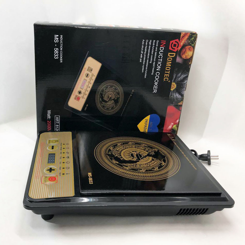 Удобная настольная плита для приготовления блюд Domotec MS-5833 2000 Вт, Комфорка электрическая SQ-34 Львов - изображение 7