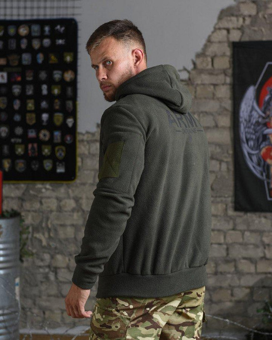 Тактична флісування ЗСУ олива тепла Одеса - фото 4