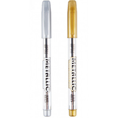 Маркер Baoke 1,5 мм срібний Металік (MARK-PER-BAO-MP550S) Вінниця - фото 4