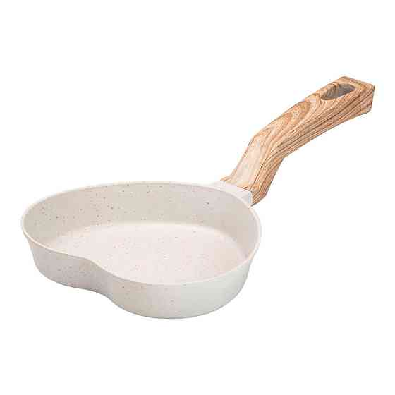 Бежева сковородка для омлетів 16x13 см з антипригарним покриттям Київ