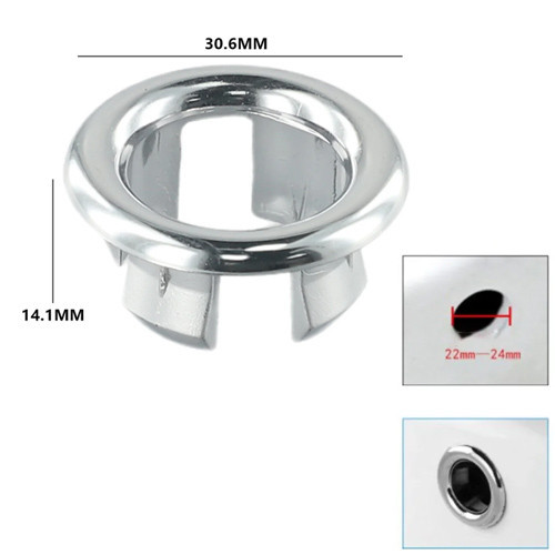 Кільце декоративне 30мм, 4шт, накладка на перелив раковини, універсальне Київ - фото 4
