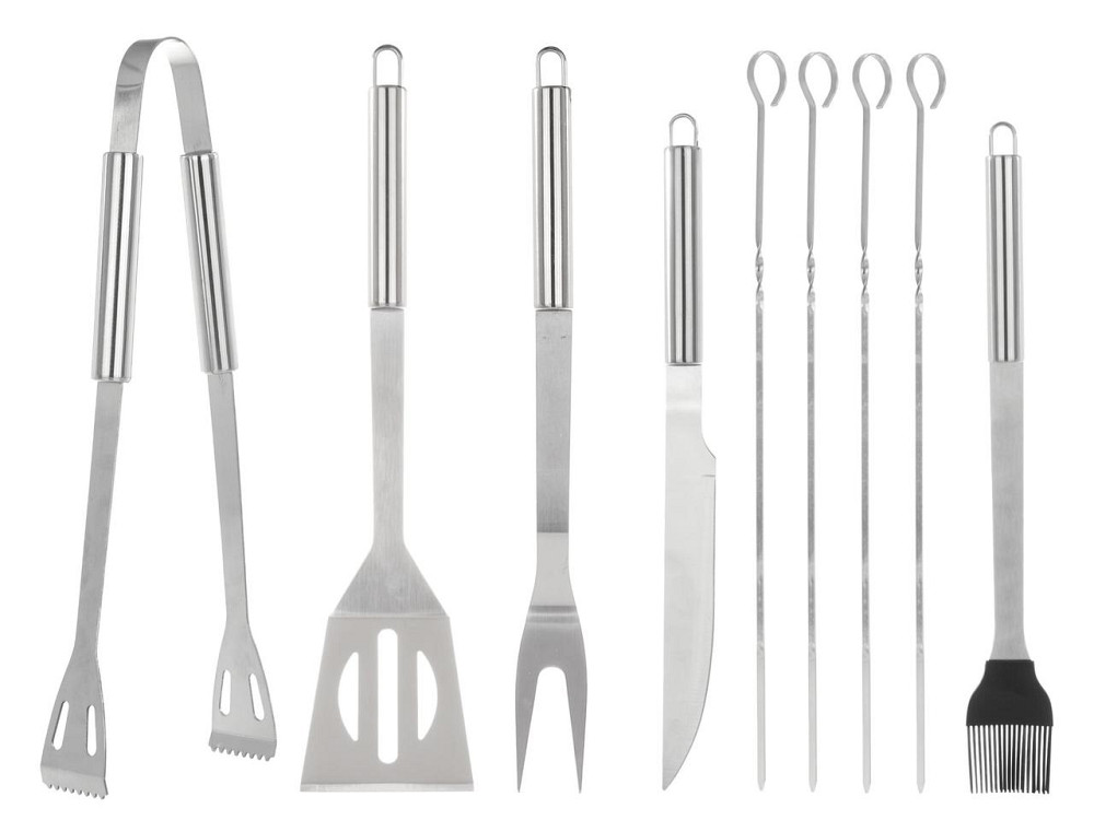 Набір для гриля 10-ти предметний з нержавіючої сталі Киев - изображение 2