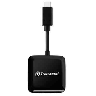 Зчитувач флеш-карт Transcend USB 3.2 Gen 1 Type-C SD/microSD Black (TS-RDC3) Вінниця