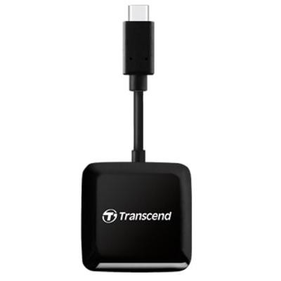 Зчитувач флеш-карт Transcend USB 3.2 Gen 1 Type-C SD/microSD Black (TS-RDC3) Вінниця - фото 1