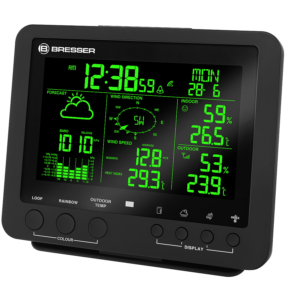 Метеостанция Bresser Weather Center 5-in-1 256 цвет Professional Black (7002520CM3000) Киев - изображение 3