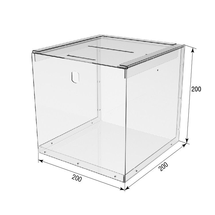 Ящик для пожертвований EKOSTAR с замком 200х200х200 Киев - изображение 4