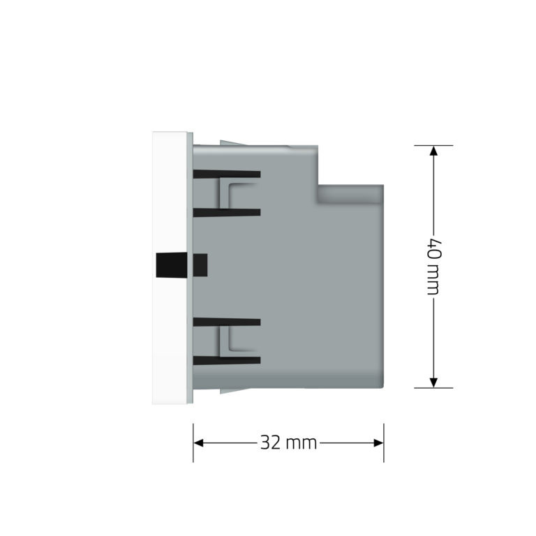 USB Type-C розетка LIVOLO, PD 45W, Power Delivery, швидка зарядка, біла, модуль (VL-FCUC-2WP) Коломыя - изображение 10