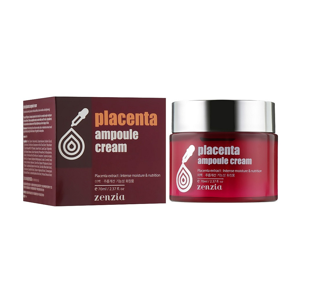 Крем для лица Фитоплацента PLACENTA Ampoule Cream Zenzia 70 мл Киев - изображение 2