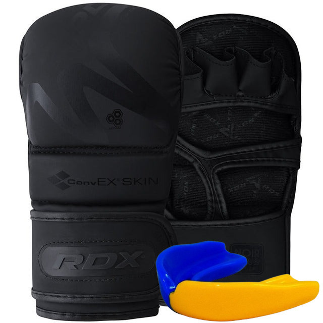 Рукавиці для ММА (Греплінгові рукавички) RDX T15 Noir Inner Matte Black XL Кам'янське - фото 1