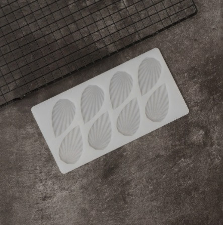 Силиконовый молд Листья 12 на 23 см серый Киев - изображение 8