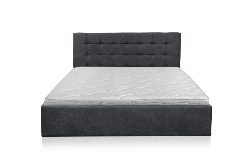 Ліжко Мішель 1600*2000 с п/м Аляска 10 темно-сірий Днепр - изображение 5