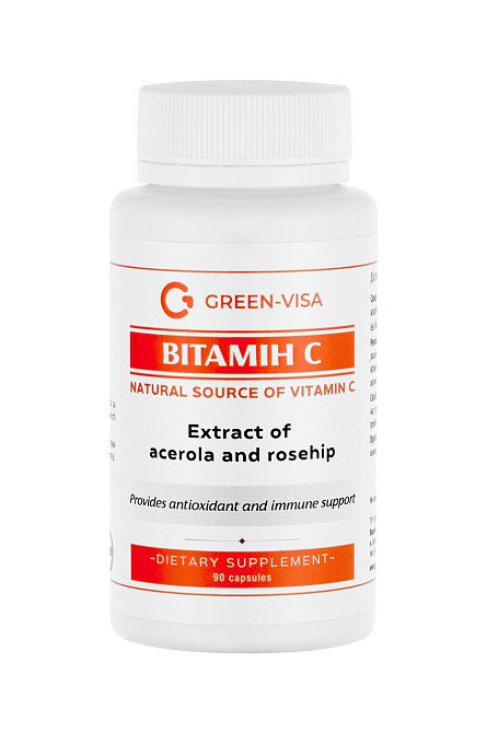 Вітамін С / ТМ Грін-Віза / 90 капсул Киев - изображение 1