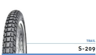 Шина мотоцикл 2,50-17 TT S-209 Trail -42 Мукачево - фото 1