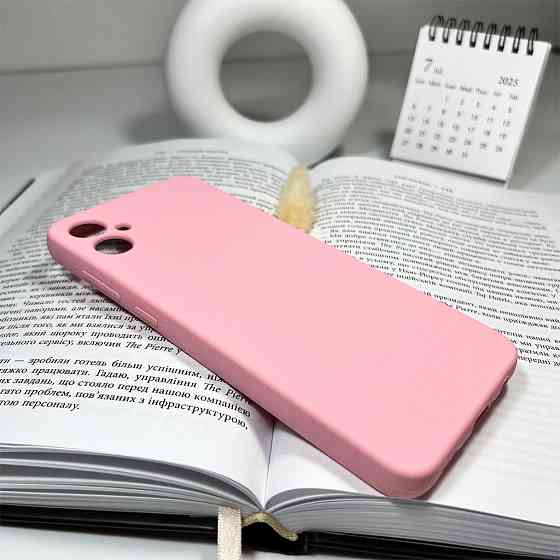 Чехол для Samsung Galaxy A05, силиконовый, розовый Киев
