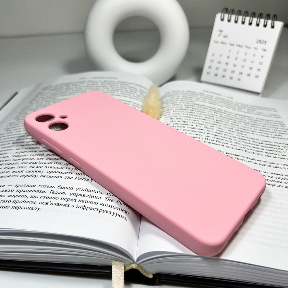 Чехол для Samsung Galaxy A05, силиконовый, розовый Киев - изображение 3