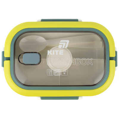 Ланч-бокс Kite з розділювачем 1100 мл, зелений (K25-1182-3) Вінниця - фото 7