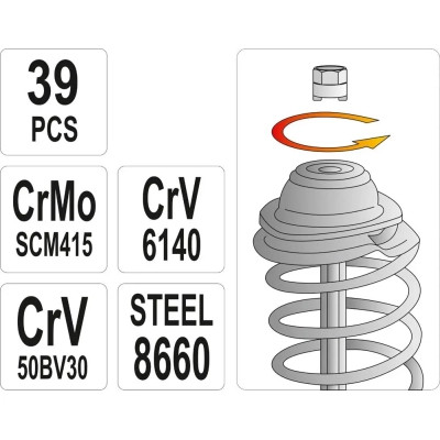 Набір головок Yato YT-0628 Вінниця - фото 3