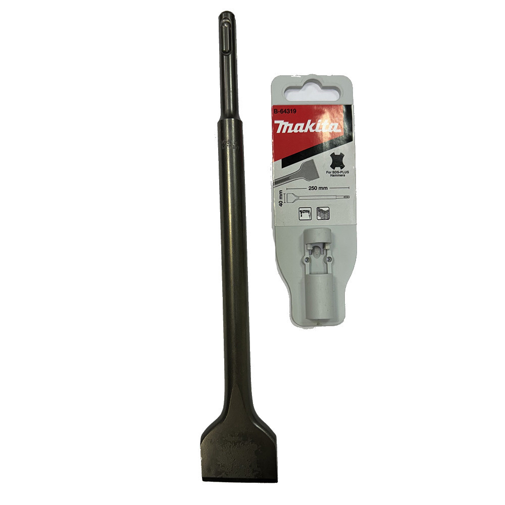 Зубило пласке для перфоратора SDS-PLUS 40х250 мм Makita (B-64319) Коломыя - изображение 1