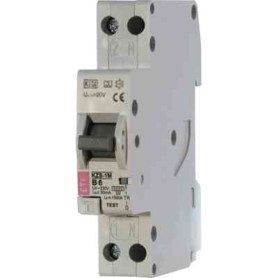 Диференціальний автоматичний вимикач ETI KZS-1M C 25/0,03 тип A (6kA) (універс. підключення) Вінниця