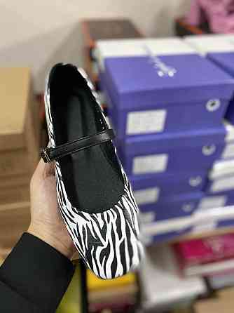 Zemira Балетки жіночі ZEMIRA зебра натуральна шкіра 38-39р. (5602) Коломыя