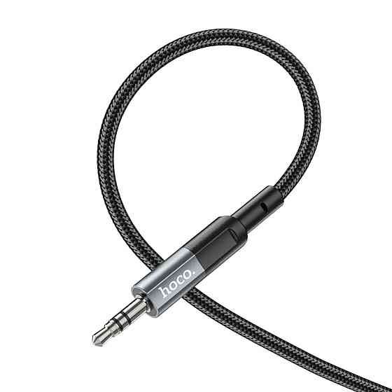 Аудiокабель HOCO UPA23 AUX audio cable Metal Gray Киев