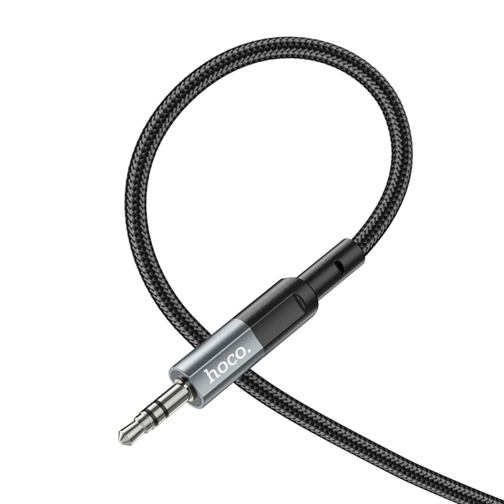 Аудiокабель HOCO UPA23 AUX audio cable Metal Gray Киев - изображение 5