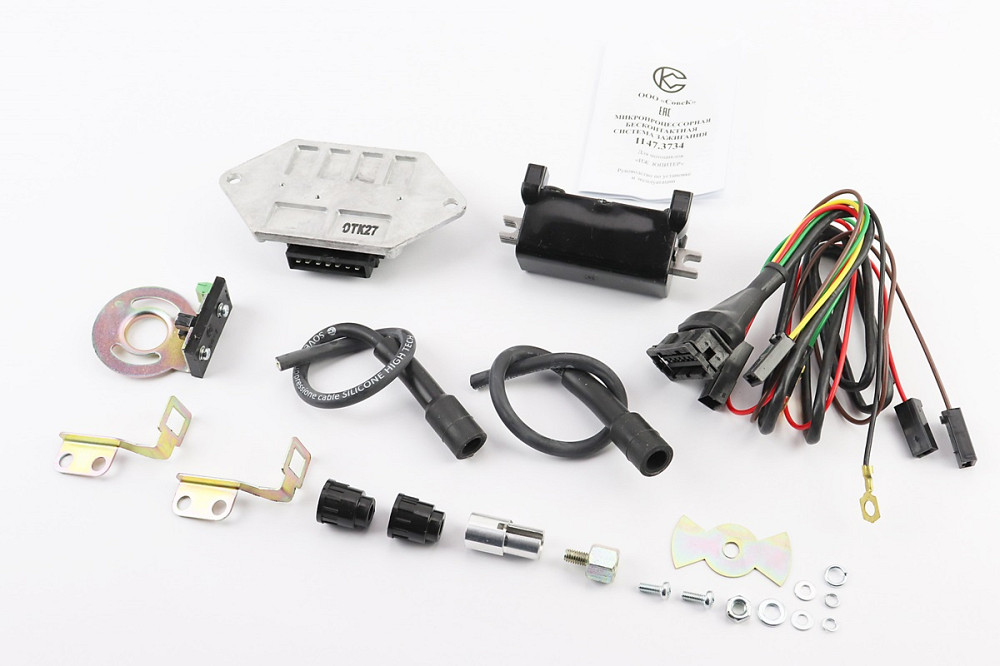 БСЗ / мікропроцесорна система запалювання 1147.3734, з новою котушкою 1135.3705М 6-12V Юпітер, з силіконовими бронепроводами і надсвічниками Київ - фото 2