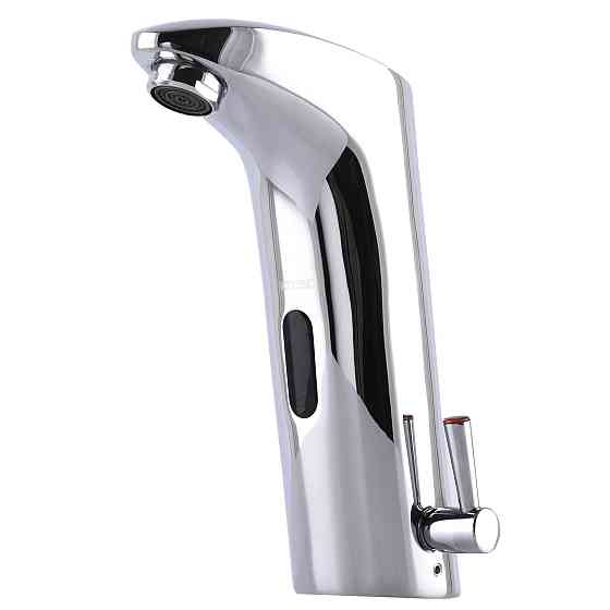 Змішувач сенсорний для умивальника HOTEC 19.114-DC/AC (220V/6V) з трансформатором,латунний Hot/Cold Луцк