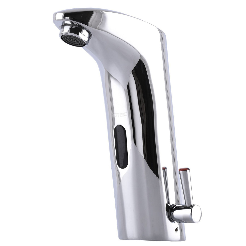 Змішувач сенсорний для умивальника HOTEC 19.114-DC/AC (220V/6V) з трансформатором,латунний Hot/Cold Луцк - изображение 3