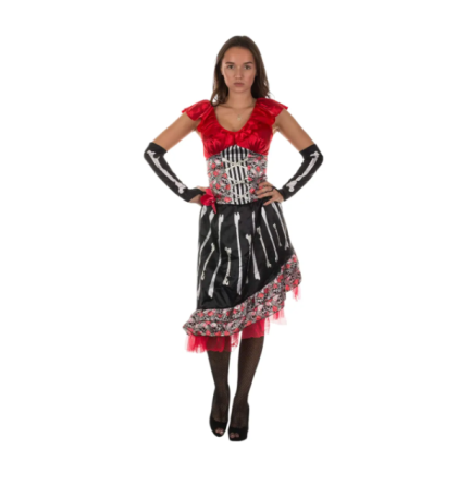 Плаття на Хеловін жіноче з кістками S-M різнобарвний Київ