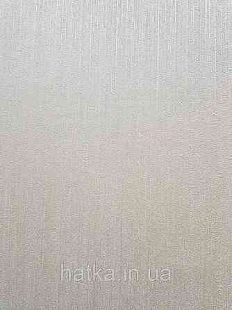 Шпалери вінілові на паперовій основі Sirpi Italian Silk 7 однотонні світло бежеві тонка срібна смужка Київ