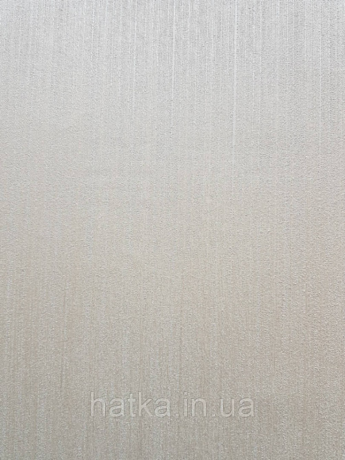 Шпалери вінілові на паперовій основі Sirpi Italian Silk 7 однотонні світло бежеві тонка срібна смужка Київ - фото 2