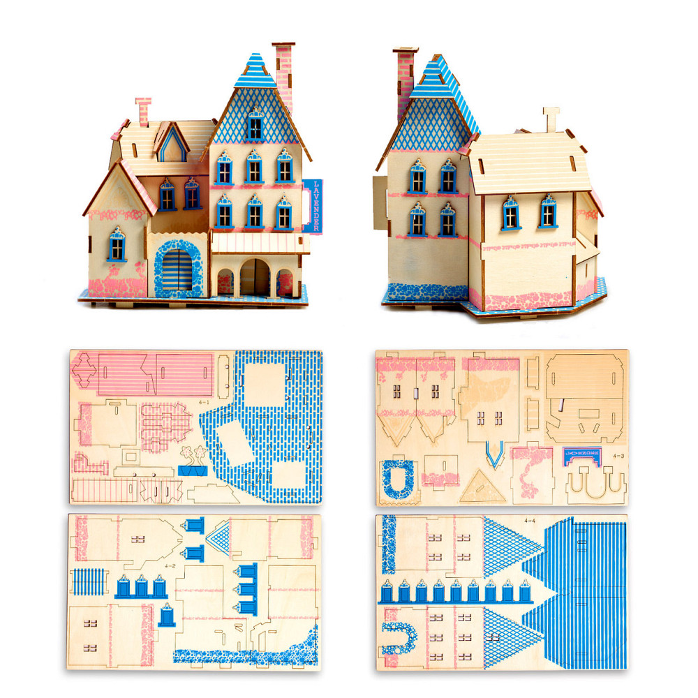 Дерев'яні 3D пазли . Тривимірний конструктор-головоломка 21 см * 16 см * 23 см Кам'янець-Подільський - фото 5