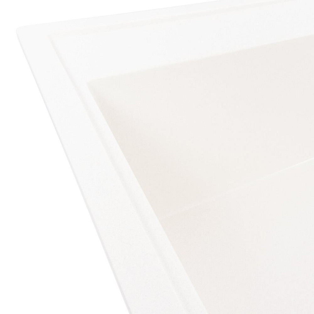 VALESO Гранітна мийка для кухні VALESO AZURIT 7950 матова Білосніжна Киев - изображение 4