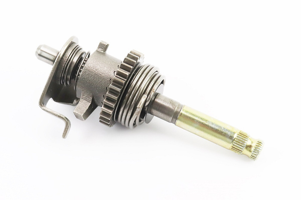 Вал кікстартера у зборі (шестерня, пружина) CB250 Київ - фото 1