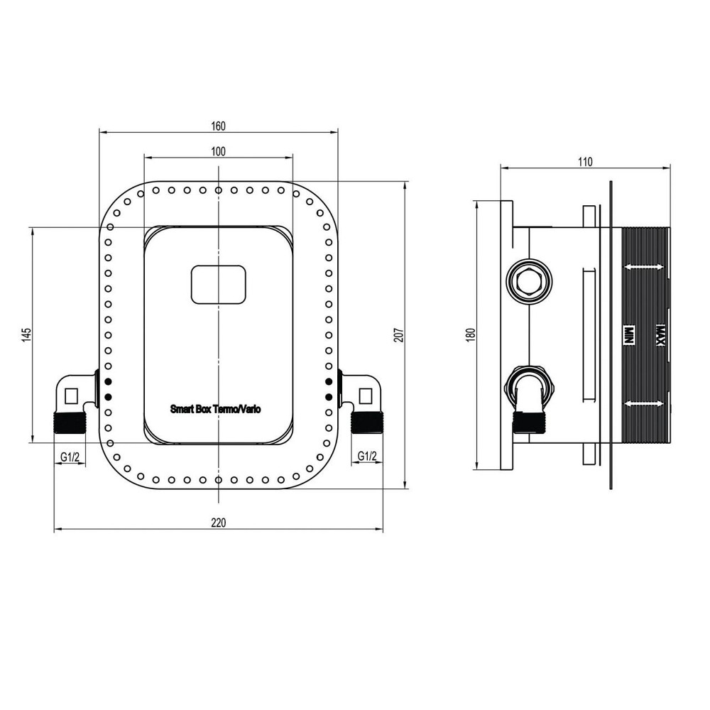 Смеситель для душа встроенный TOPAZ ODISS TO 08115-H13-BL (000021368) Киев - изображение 5