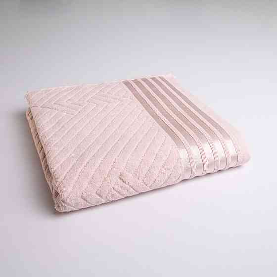 Комплект махровых полотенец SOFT 2шт GM Textile 50х90см, 70х140см 500г/м2 (Розовый) Сумы