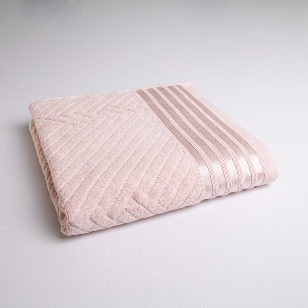 Комплект махровых полотенец SOFT 2шт GM Textile 50х90см, 70х140см 500г/м2 (Розовый) Сумы - изображение 2