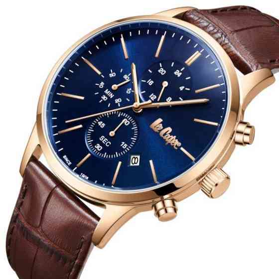 Годинник чоловічий наручний Lee Cooper Leather (Коричневий) Вінниця