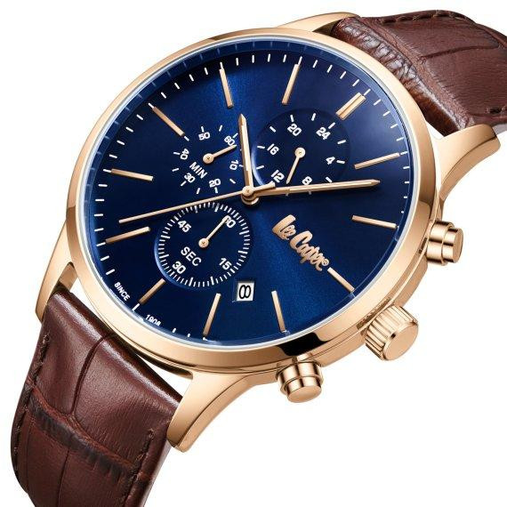 Часы мужские наручные Lee Cooper Leather (Коричневый) Винница - изображение 3