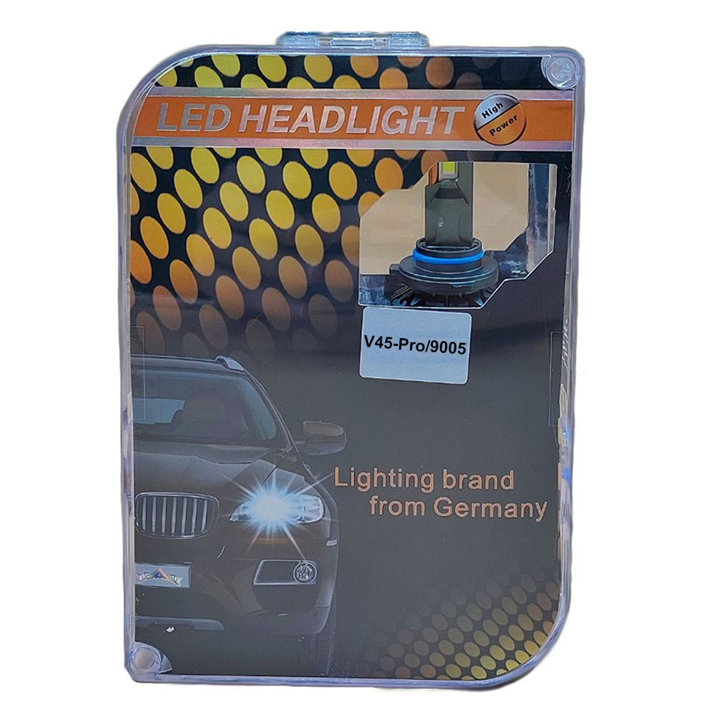 LED лампы (светодиодные) 9005 6500K 65W 9-32V 12000Lm (2 шт.) Gumex, двойное охлаждение, CAN шина, шерсть. драйвер Киев - изображение 1