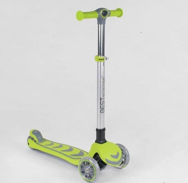 Самокат трьохколісний Best Scooter 46987 Салатовий Чернігів - фото 1