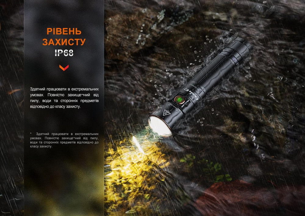 Ручний міні ліхтарик Fenix E35R 3100лм USB-C (Чорний) Вінниця - фото 10