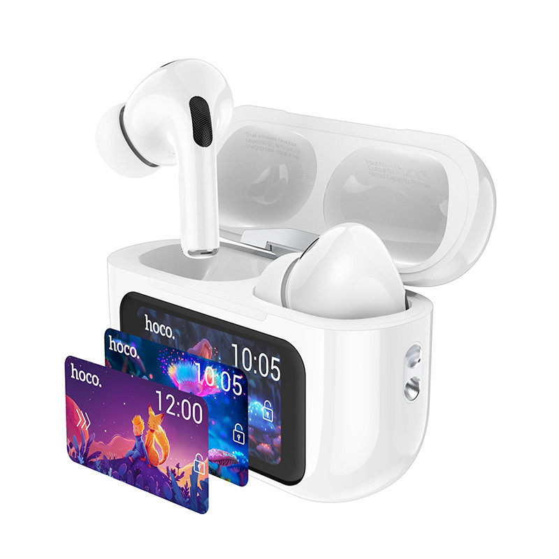 Бездротові навушники HOCO EW72 Lite Soar сенсорний LED дисплей Bluetooth 6942007651004 Одеса - фото 4