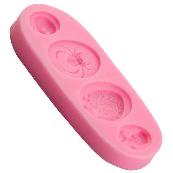 Молд силиконовый Хэллоуин 49 на 109 мм розовый Киев