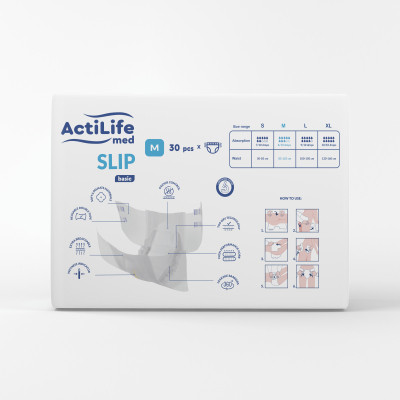 Підгузки для дорослих ActiLife Med Basic M, 30 шт (4820174981679) Вінниця - фото 2